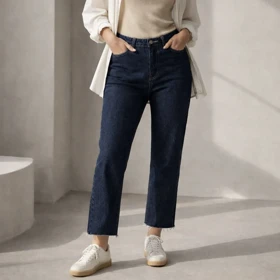 شلوار جین زنانه واید استریت 1104