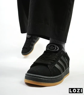 کفش کتانی بزرگ پا مشکی کرم ADIDAS Campus