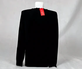 کاردیگان زنانه طرح گل‌دوزی ژاکت یقه هفت مجلسی (لبه موج‌دار)