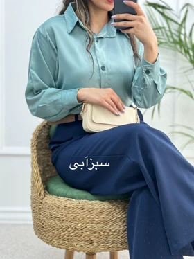 شومیز ساتن پنبه