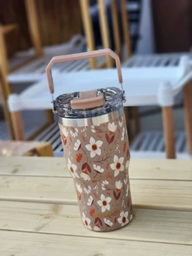 تراول ماگ 600 میل گل‌دار سیتارایوری _ SITARAYURI