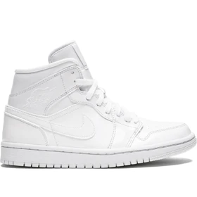 کتانی نایک ایر جردن1 سفید ساقدار مستر کوالیتی Nike Air Jordan1 Triple White sneakers