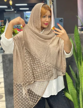 شال وارداتی حریر ملورین کد : L212