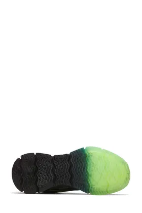 کفش دویدن پسر سیاه ZIG N' GLOW ELASTIC LACE