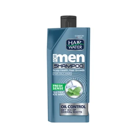 شامپو مردانه ضد شوره و خنک‌کننده هیر واتر – مناسب موهای چرب | حجم 410ml