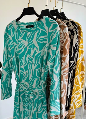 پیراهن مانتویی ماکسی افروز