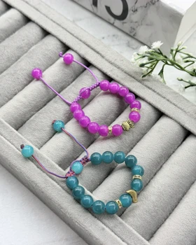 دستبند بچه گانه جغد بنفش