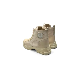 کفش نیم بوت کاپشنی زنانه مدل sneaker - 0110
