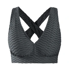 نیم‌تنه ورزشی زنانه مدل CT5420 طوسی تیره