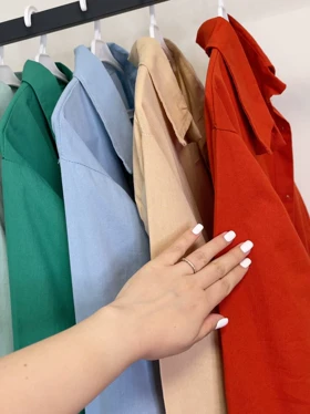 مانتو لینن بغل دکمه آیسودا
