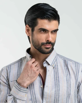 پیراهن راه راه پهن کد 1890