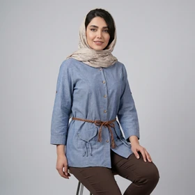 مانتو زنانه نخی ترک