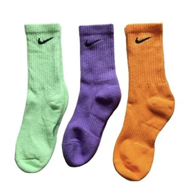 جوراب نایک ساق بلند 3 تایی طرح و رنگ رندوم Nike High Top Socks Random کد 289122