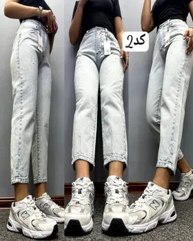 شلوار جین مام فیت کد 2251