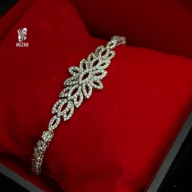 دستبندنقره زنانه کدdnz2030
