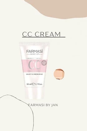 کرم صورت CC فارماسی, مدل CC Cream مناسب انواع پوست حجم 30 میلی‌لیتر
