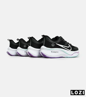 کفش کتانی مردانه و زنانه مشکی سفید NIKE zoom x smiley مدل 6743