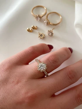 انگشتر فلاور ژوپینگ