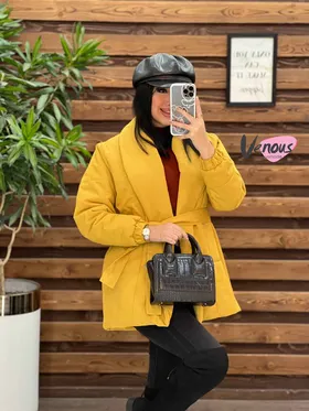 کاپشن پفی یقه آرشال
