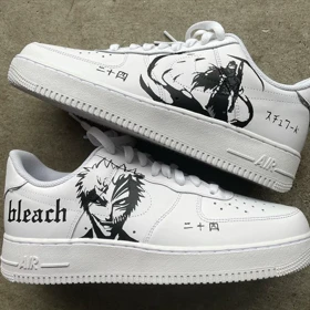 کفش اسپرت نایک ایرفورس کاستوم کتانی bleach کتانی انیمه بلیچ nike air force کد 79223