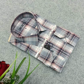 پیراهن مردانه استین بلند _ طرح چهارخونه