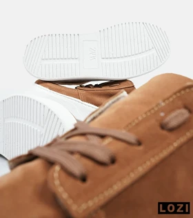 کفش کتانی کژوال مردانه قهوه ای ZARA