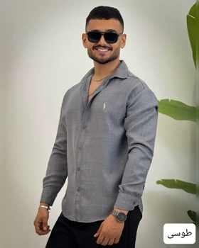 پیراهن مردانه استین بلند پلو_کد4414