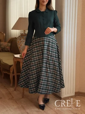 کت و دامن کشمیر خاتون