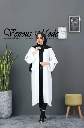 مانتو کریشه آستین سگگ دار