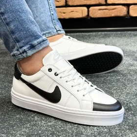 کفش کتانی اسپرت مردانه رنگ سفید مدل نایک NIKE AIR FORCE