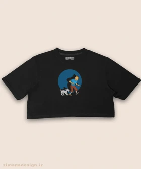 کراپ زنانه طرح تن تن کد 951