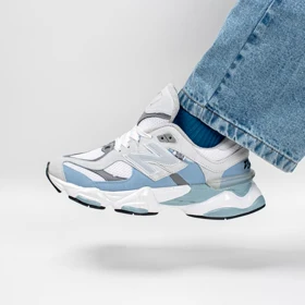 کتانی اسپرت مردانه و زنانه مدل نیوبالانس 9060 NEW BALANCE رنگ طوسی آبی کد 8935