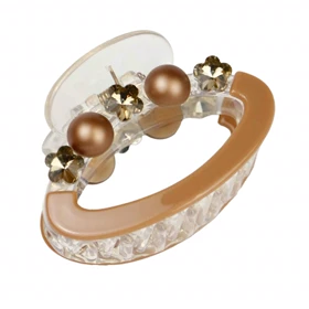 کلیپس مو زنانه مدل بیضی نگین سواروسکی