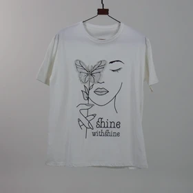 تیشرت چشم پروانه (سفید)