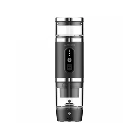 اسپرسو ساز قابل حمل کف ساز شیر لپرسو مدل LEPRESSO 4 IN 1 PORTABLE COFFEE MACHINE LPCFFM4IN1BK