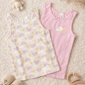 تاپ دخترانه لوپیلو کد Z-TDX23 مجموعه 2 عددی