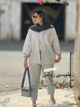 مانتو راه راه ملو