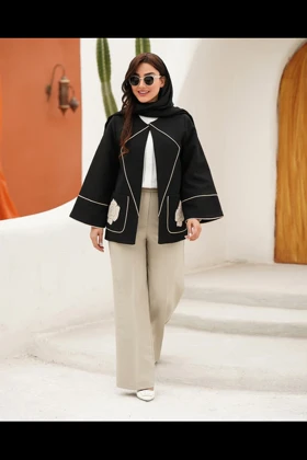 کت لاکرا پشت گلدوزی گل