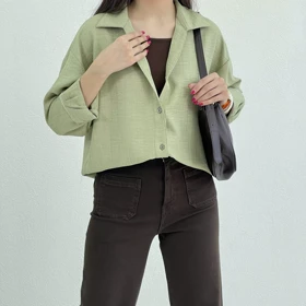 شومیز زنانه پشت دکمه