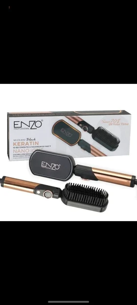 برس حرارتی حرفه ای ENZO مدل EN_4002 (مشکی)