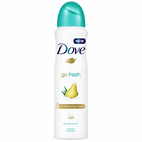 اسپری ضد تعریق زنانه داو Dove مدل Go Fresh رایحه گلابی و آلوئه ورا 48H حجم 250ml