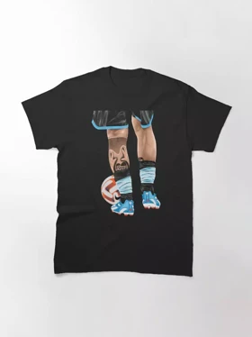 تیشرت ورزشی بارسلونا | تیشرت مسی طرح Lionel Messi Sticker design کد 144575