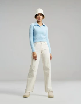 موهریقه دار (آبی روشن)