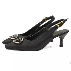 کفش مجلسی زنانه پاشنه‌دار 5 سانت مدل 400948 _ sandal valentino