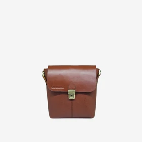 کیف دوشی چرم مردانه مدل d065 -- gb