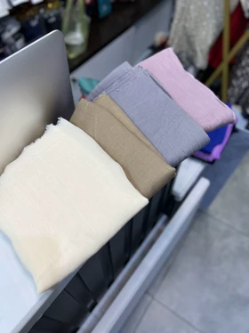 شال سوپر نخ (صورتی چرک)