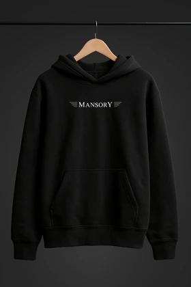 هودی مشکی طرح منصوری