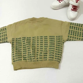 بلوز بچه گانه زیتونی THE END خارجی