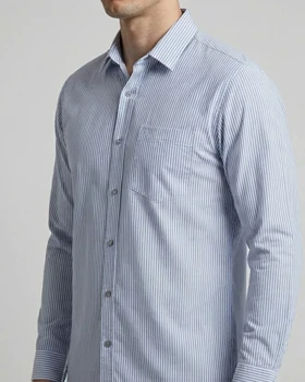 پیراهن مردانه آستین بلند نخ پنبه 616