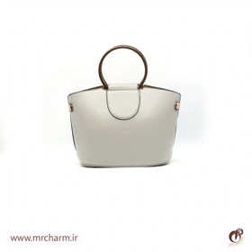 کیف زنانه مجلسی دسته حلقه‌ای
